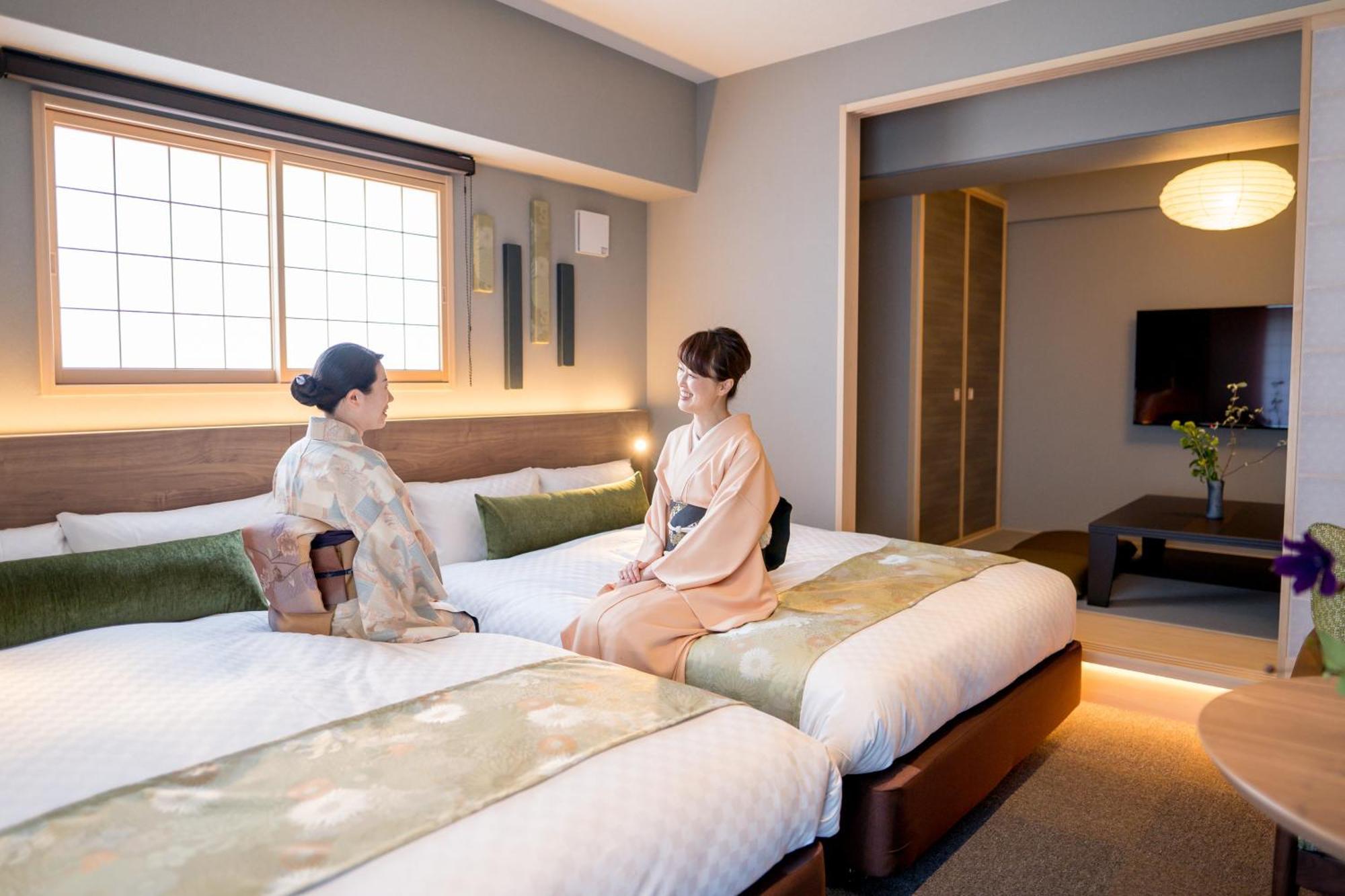 瑞西住宿太阳小球藻酒店 京都 外观 照片