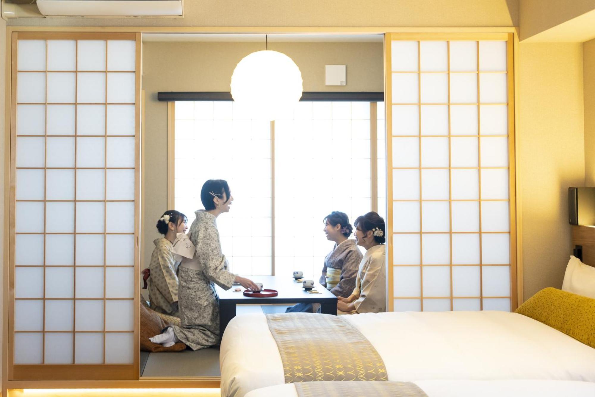 瑞西住宿太阳小球藻酒店 京都 外观 照片